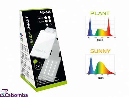 Светильник LEDDY SMART LED II (Sunny) фирмы Aquael 6 Вт черный на фото