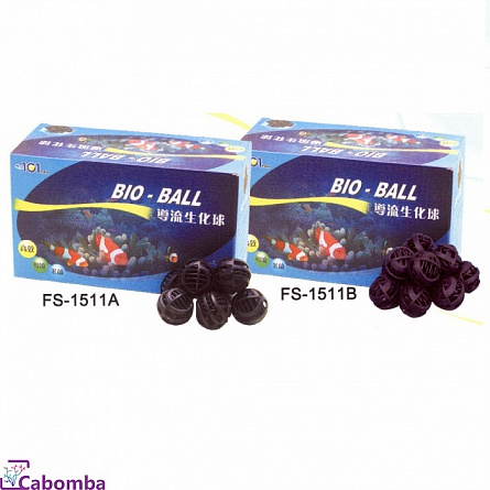 Наполнитель в виде шариков (42 мм) BIO BALL фирмы Aqua-Pro 60 шт  на фото