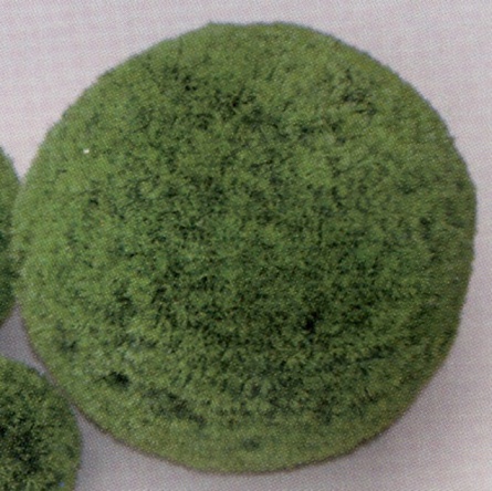 Растение "Коврик-шар" (пластиковое, D=14см,  зеленое 3) на фото