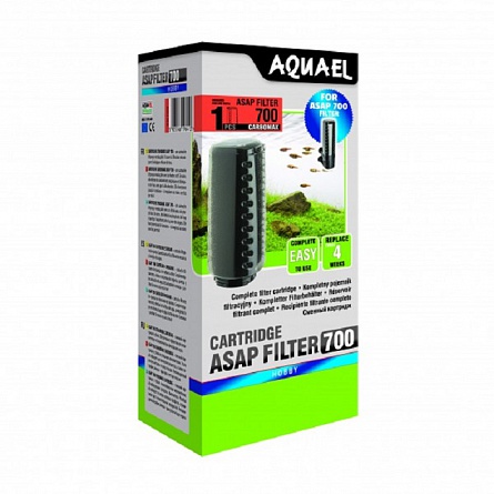 Сменный картридж (губка+уголь) фирмы "AQUAEL" для фильтр " ASAP 700"  на фото