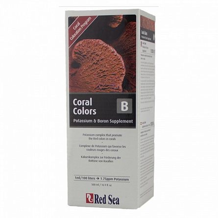 Минеральная добавка для морского аквариума Red Sea Reef Colors B (Калий/Бор) 500 мл. на фото