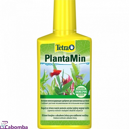 Удобрение для растений Tetra PlantaMin с железом 250 мл на 500 л на фото
