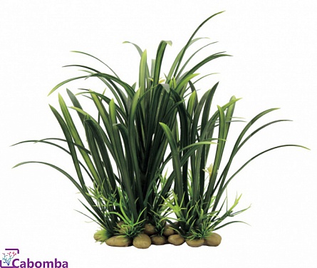 Декоративное растение из пластика "Офиопогон красный" фирмы ArtUniq (21x16x8 см)  на фото
