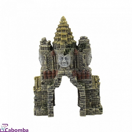 Декорация пластиковая PRIME "Затерянный храм" (17.5х9.5х24 см) на фото