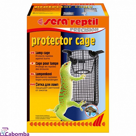 Защитная сетка Sera reptil protector cage для ламп или инфракрасных нагревателей на фото