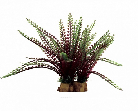 Декоративное растение из пластика "Гигрофила перистонадрезанная" фирмы  ArtUniq (16x13x22 см) на фото