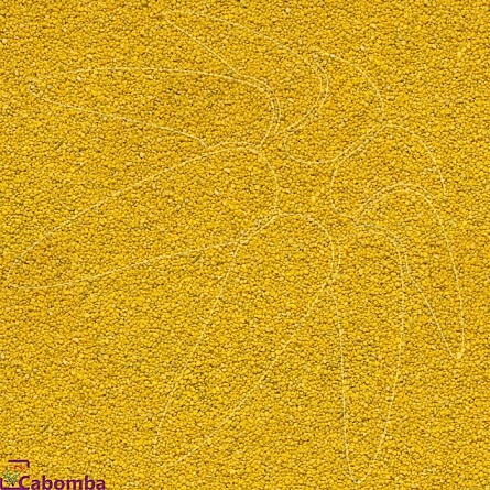 Грунт декоративный ArtUniq для аквариума "Желтый" 1-2 мм, 1 л, банка на фото
