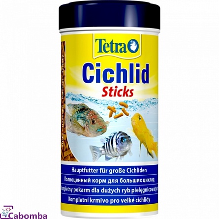 Корм Tetra Cichlid Sticks для больших цихлид (250 мл) на фото
