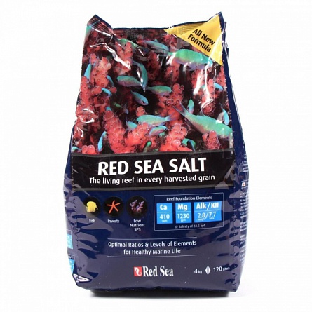 Red-Sea морская соль 4кг на 120л. на фото