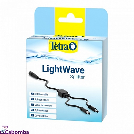 Адаптер Tetra LightWave Splitter для подключения двух светильников на фото