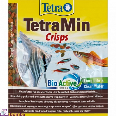 Корм TetraMin Crisps для пресноводных рыб (12 гр) на фото