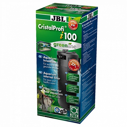 Фильтр внутреннего типа (угловая форма) фирмы JBL серии "CristalProfi i100 greenline"     на фото