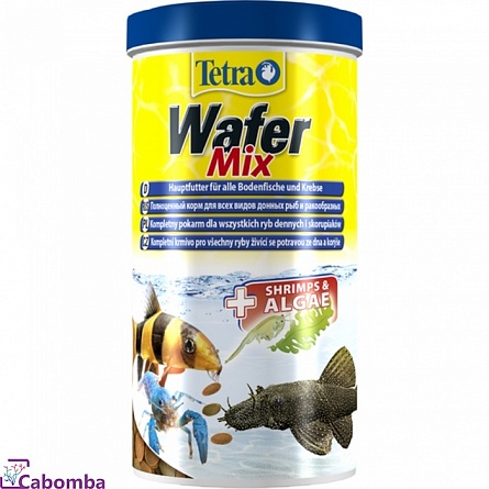 Корм Tetra Wafer Mix для донных рыб и ракообразных (1 л) на фото