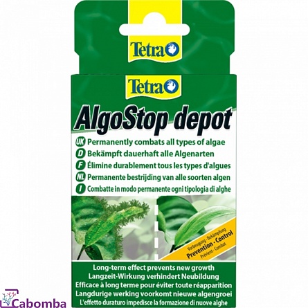Средство Tetra AlgoStop depot против водорослей (12 табл на 600 л) на фото