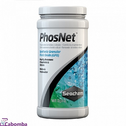 Наполнитель Seachem PhosNet 125 г нейтрализация фосфатов и силикатов на фото
