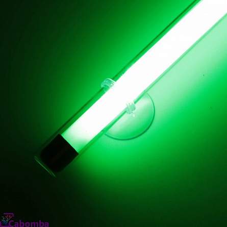 Лампа подводная подсветка ЗЕЛЕНАЯ фирмы Barbus 25 см 4 Вт на фото